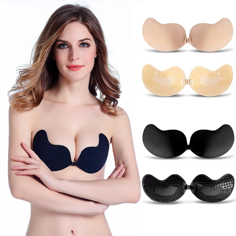 Strapless Bra Adhesive - Sujetador sexy invisible para mujer, sujetador
