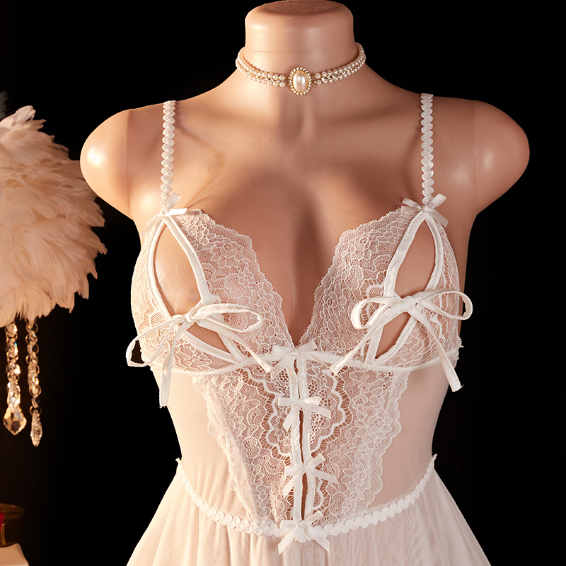 Lencería Transparente y Sexy p - Lace Bralette Set reseña y precio
